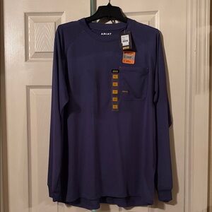 Ariat Men's Deep Blue Long Sleeve Tee